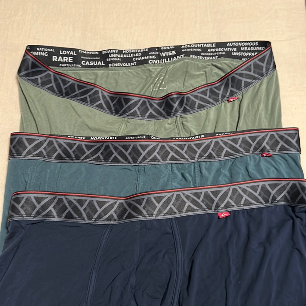 Men’s Krakatoa boxer briefs w/ contour pouch. 95% modal fiber.